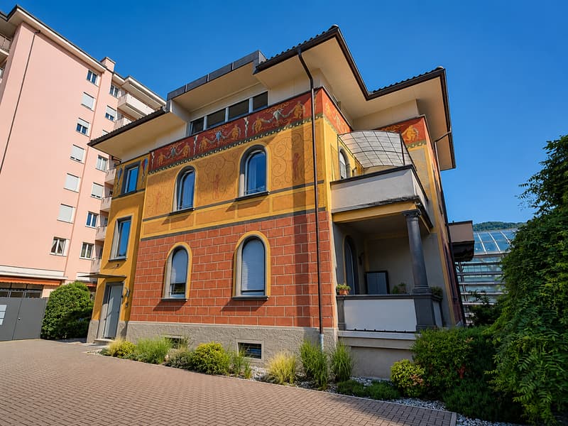 Chiasso: Affittasi moderno appartamento 4.5 locali in villa storica rinnovata (11)