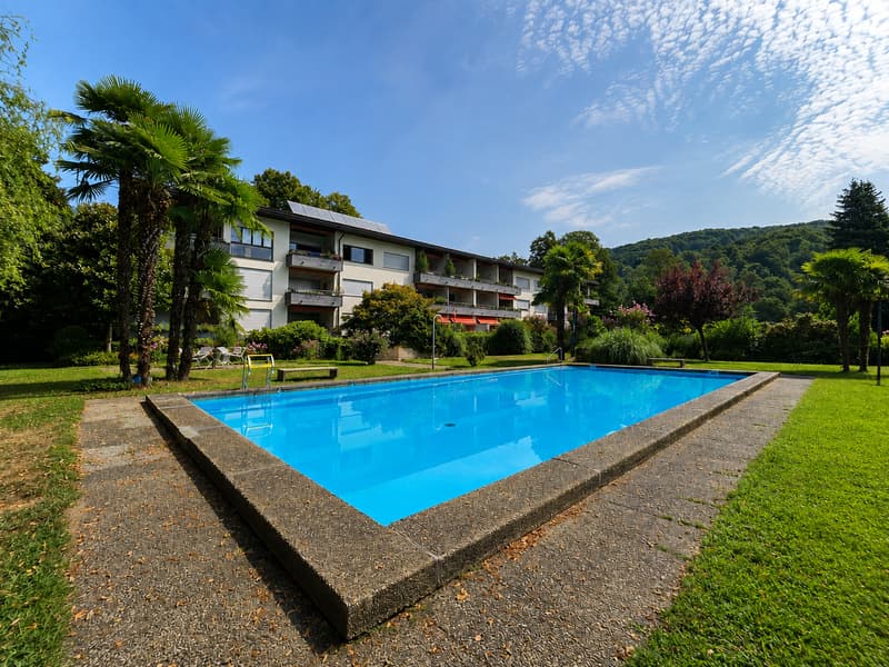 Ponte Capriasca: Elegante 2-Zimmer-Wohnung mit herrlicher Terrasse und Gemeinschaftspool (12)