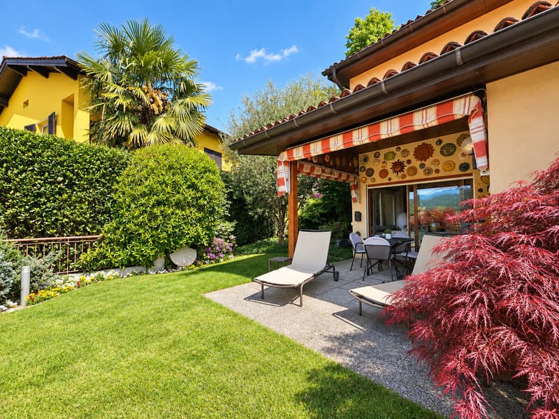 Mendrisio: Deliziosa casa unifamiliare contigua con splendido giardino e vista panoramica (3)
