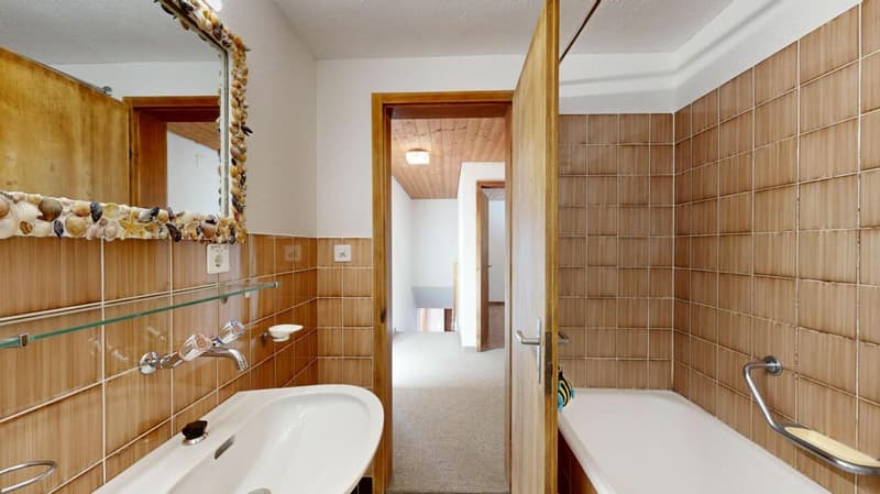 Naturnah: Familienhaus in Davos Laret (24)