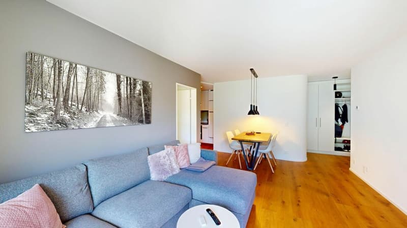 Moderne 2-Zimmer-Wohnung mit grossem Sitzplatz (2)