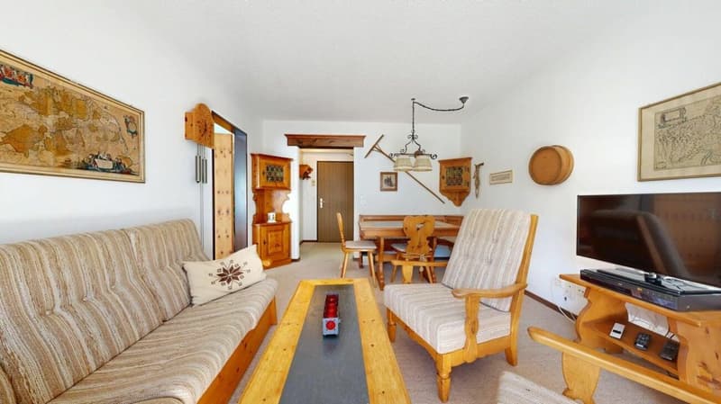 Attraktive 2-Zimmerwohnung in Davos (2)