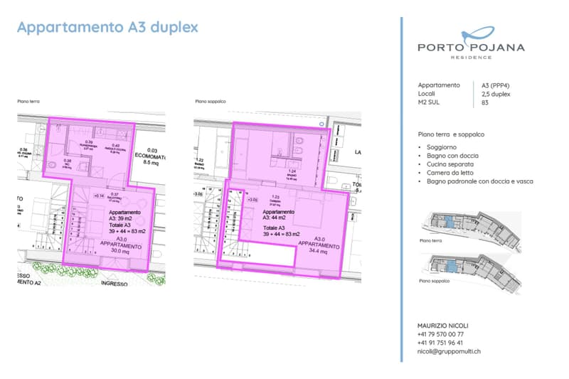 Moderno duplex - 1.5 locali / A3 - PPP4 (10)