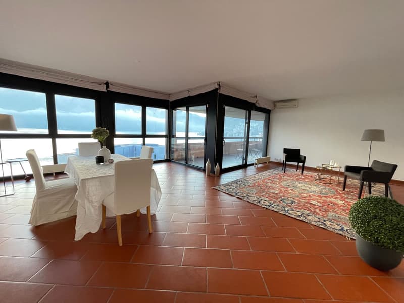Lugano Centro: Appartamento con grande terrazzo vista lago, 5.5 locali (2)