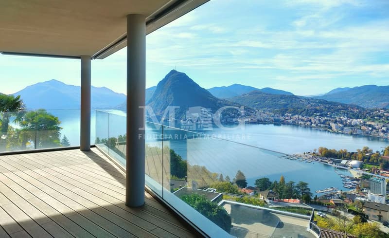 Lugano, Aldesago: Nuovo appartamento vista lago, 11 locali (2)