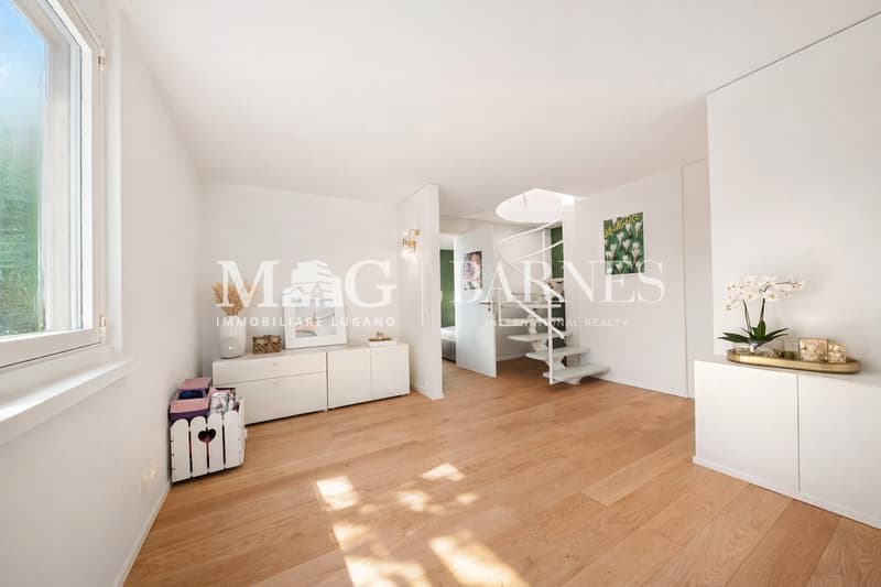 Lugano, Castagnola: Appartamento duplex 5 locali con vista lago (5)