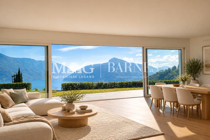 Lugano, Carona: Appartamento 4.5 locali con giardino e vista lago (3)