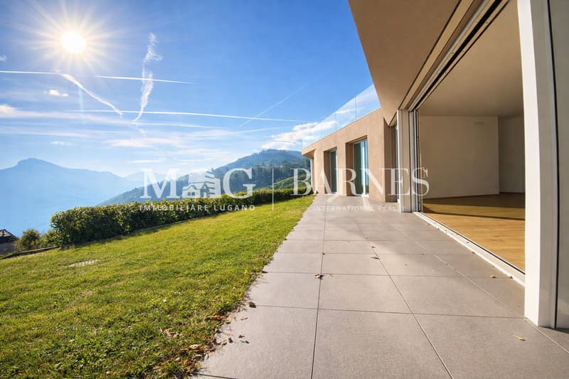 Lugano, Carona: Appartamento 4.5 locali con giardino e vista lago (6)