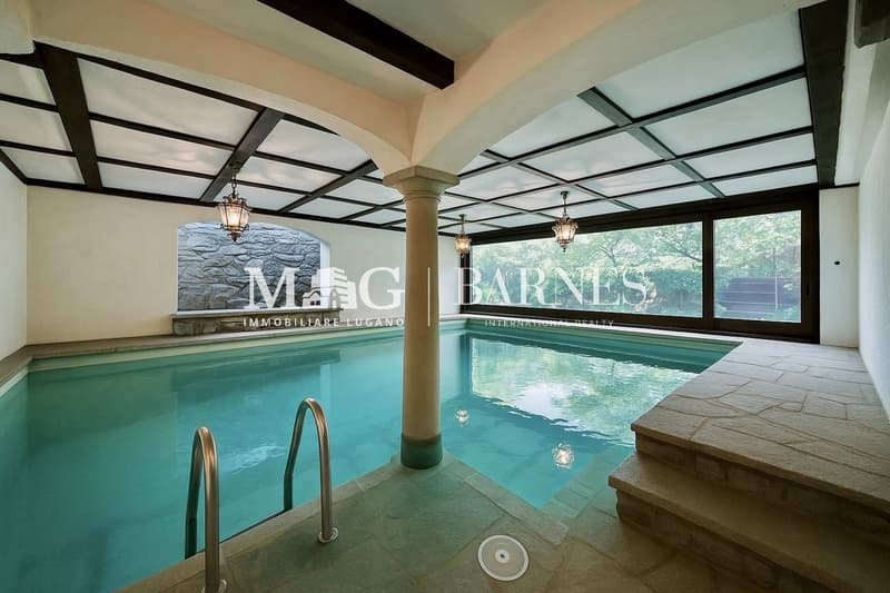 Montagnola - Collina d'Oro: Villa con piscina vicino TASIS e Lugano (8)