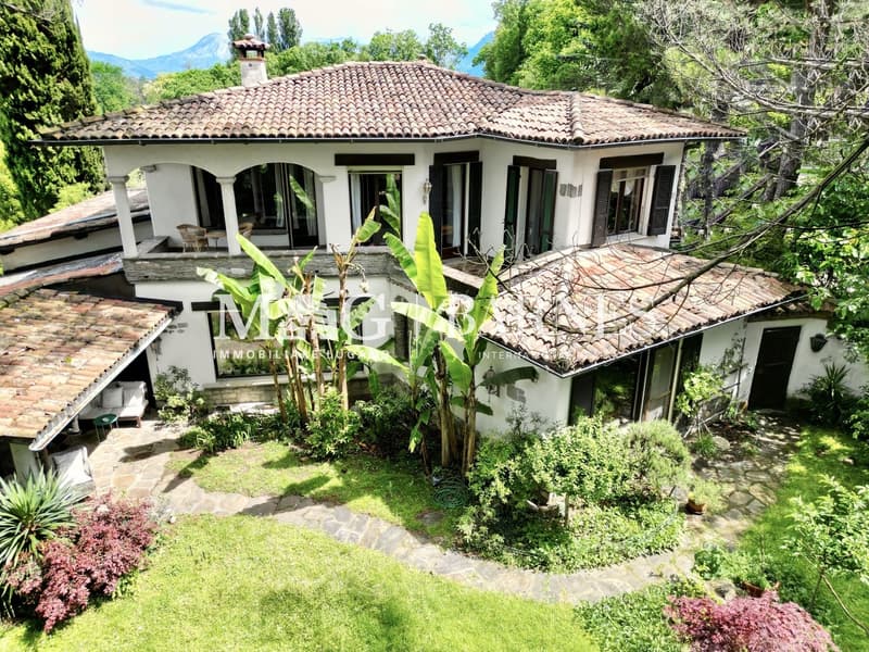 Montagnola - Collina d'Oro: Villa con piscina vicino TASIS e Lugano (6)