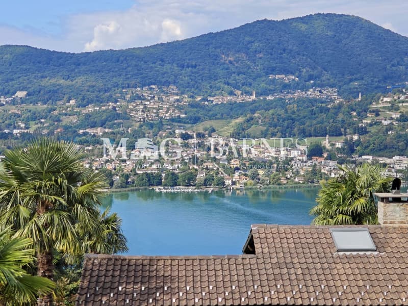 Montagnola, Collina d'Oro: Villa con piscina e vista lago (3)