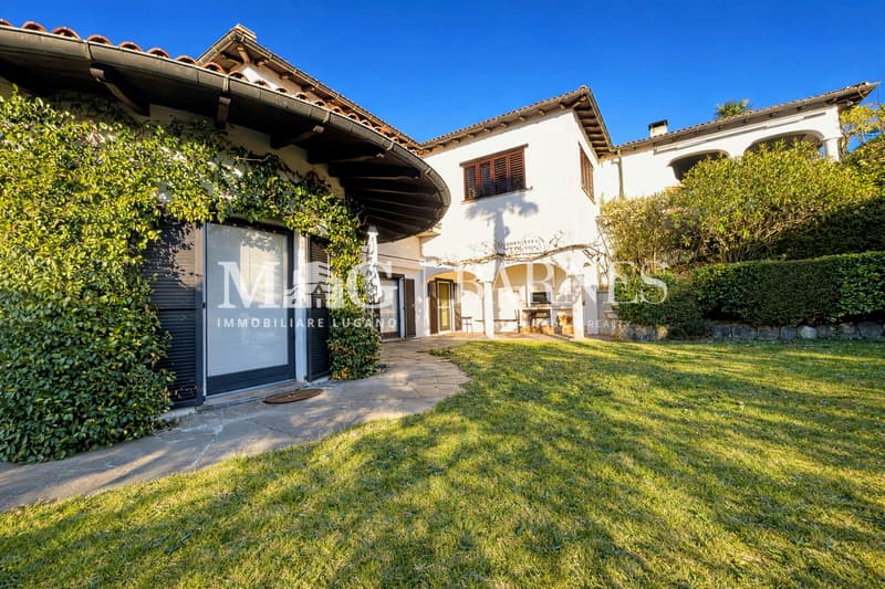 Comano: Appartamento 4.5/5.5 locali con giardino privato e piscina (1)
