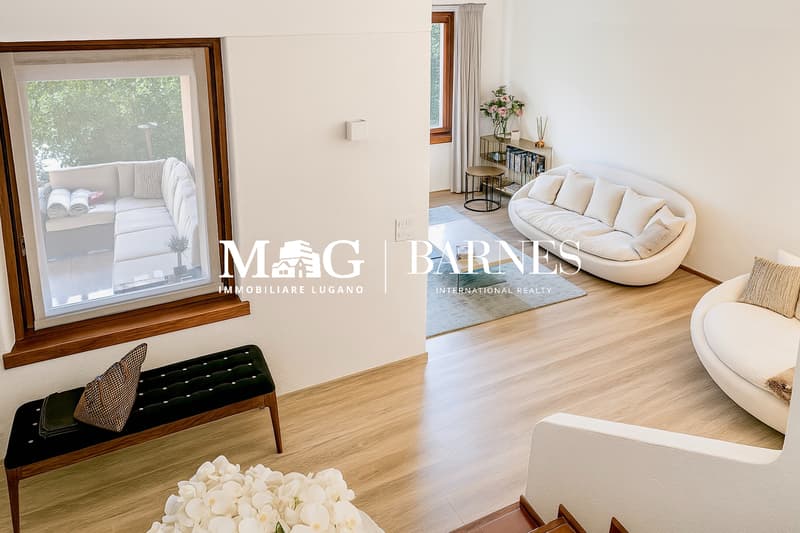 Lugano: Casa moderna con giardino e sauna (6)