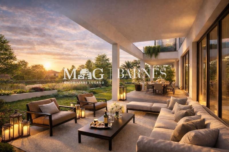 Gentilino, Collina d'Oro: Nuovo appartamento 5.5 locali con giardino (2)