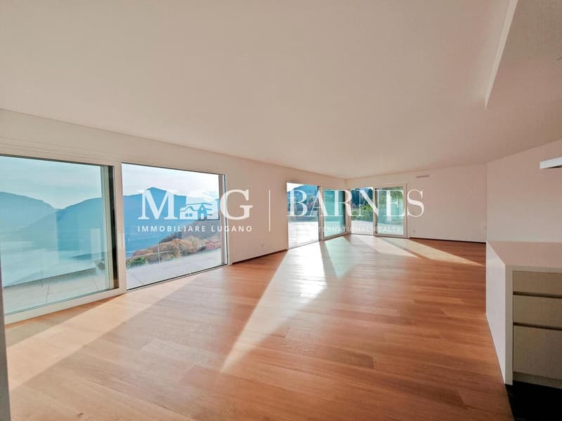 Lugano, Carona: Attico 5.5 locali vista lago con grande terrazza (7)