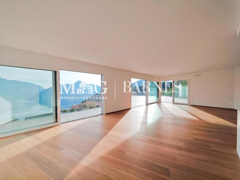 Lugano, Carona: Attico 5.5 locali vista lago con grande terrazza (5)