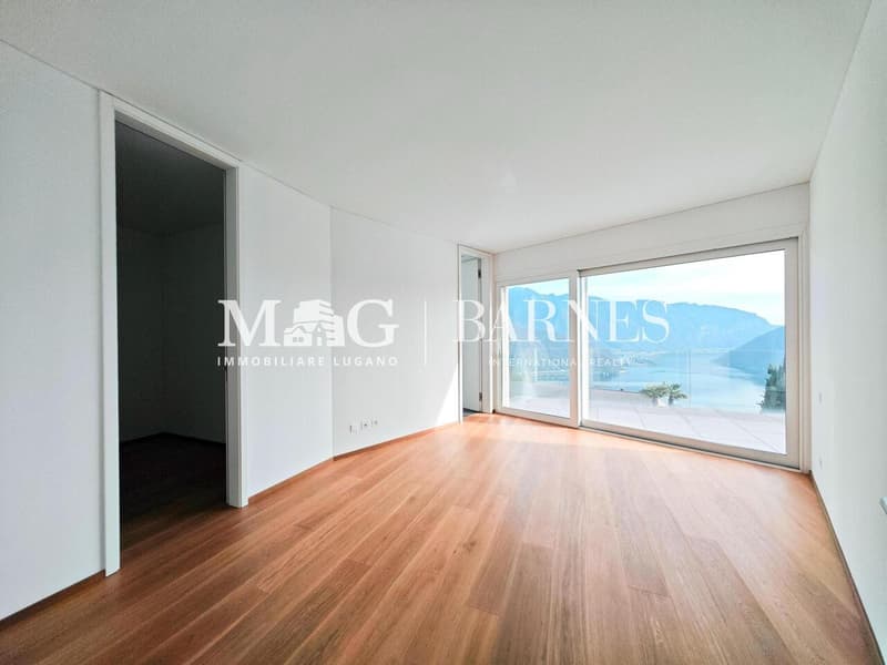 Lugano, Carona: Attico 5.5 locali vista lago con grande terrazza (12)