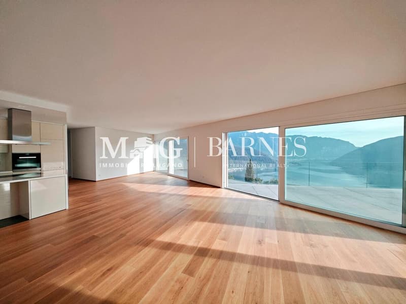Lugano, Carona: Attico 5.5 locali vista lago con grande terrazza (3)