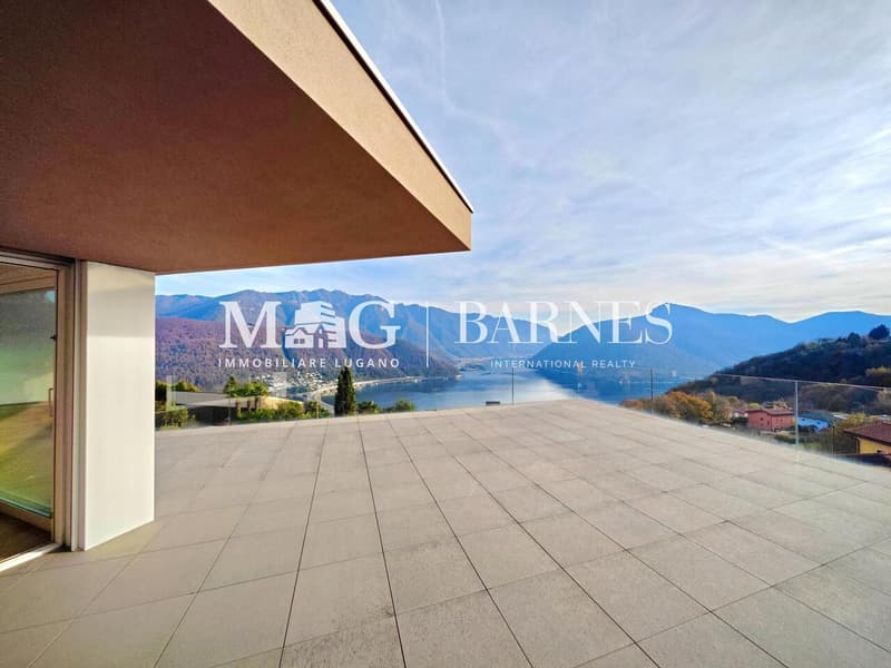Lugano, Carona: Attico 5.5 locali vista lago con grande terrazza (8)