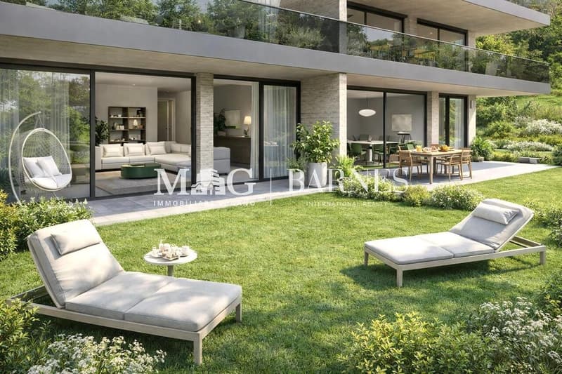 Lugano, Pregassona: Nuovo 3.5 locali con giardino privato (1)