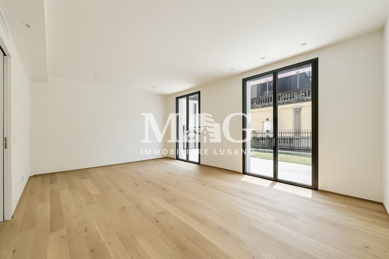 Lugano Centro: Appartamento 3.5 locali con giardino vicino al lago (3)