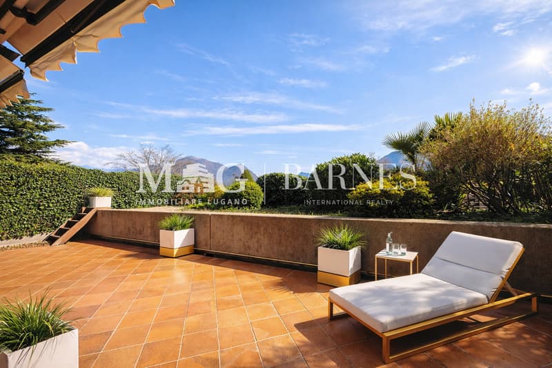 Collina d'Oro, Lugano: Appartamento 3.5 locali con terrazzi e giardino (11)