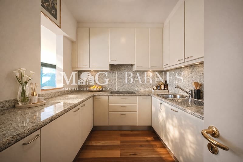 Collina d'Oro, Lugano: Appartamento 3.5 locali con terrazzi e giardino (5)