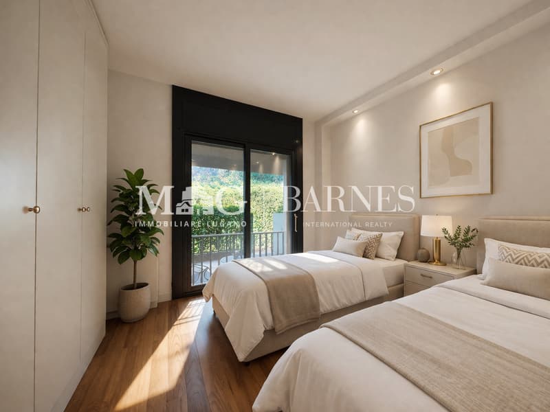 Collina d'Oro, Lugano: Appartamento 3.5 locali con terrazzi e giardino (9)