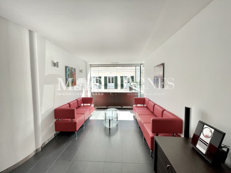 Lugano, Paradiso: Ufficio moderno 4 locali con vista lago (4)