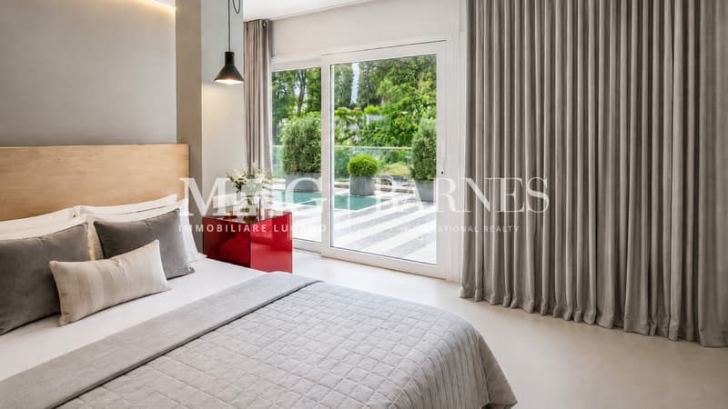 Lugano, Castagnola: Villa moderna con piscina e vista lago (13)