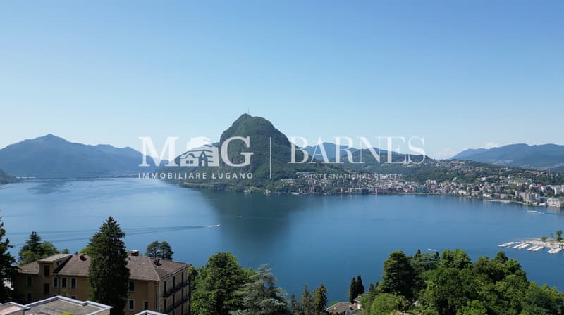 Lugano, Castagnola: Villa moderna con piscina e vista lago (3)