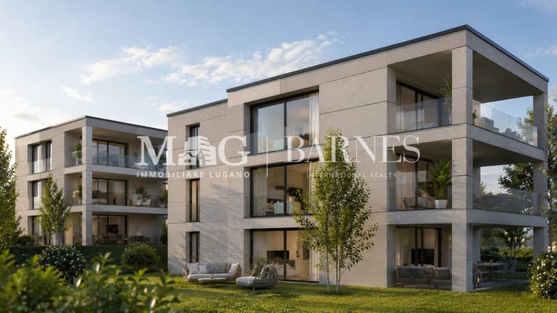 Collina d'Oro: Attico 4.5 locali con terrazzo in nuova residenza (2)