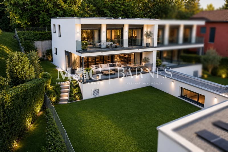 Lugano: Villa unifamiliare con vista sulla città - ultima disponibile (9)