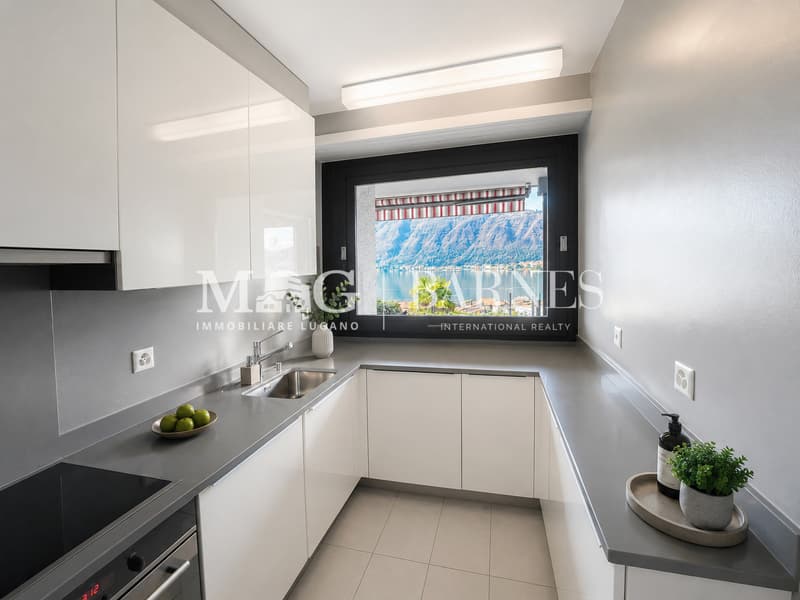 Bissone: Appartamento 4.5 locali, giardino, box, vista lago (3)