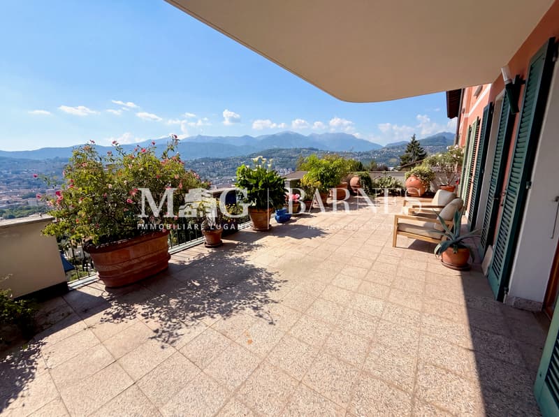 Appartamento 3.5 locali a Ruvigliana con terrazza vista lago di Lugano (3)