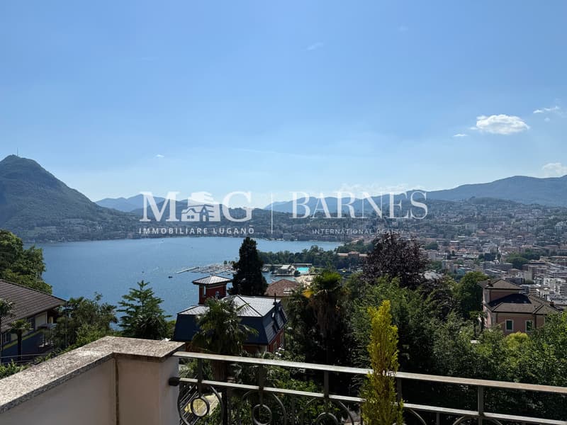 Lugano, Castagnola: Appartamento 3.5 locali vista lago con balconi (10)
