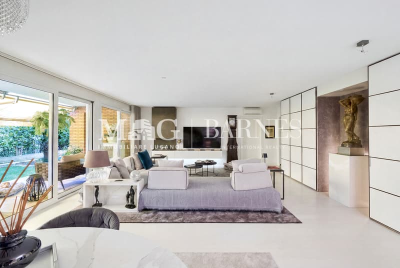 Viganello, Lugano - Ampio 5.5 di classe con giardino privato (3)