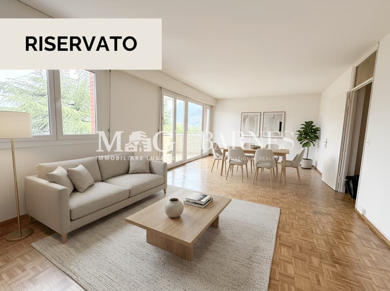 Paradiso: Appartamento 3.5 locali con vista aperta e box privato (1)