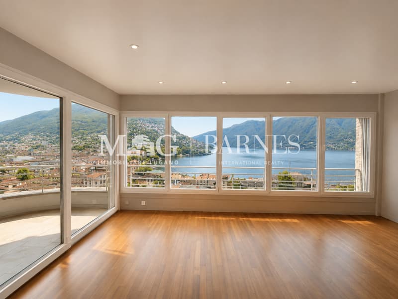 Lugano Centro: Centralissimo appartamento con vista lago splendida, 4.5 locali (1)