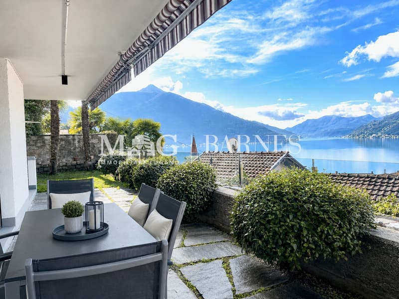 Bissone: Appartamento 4.5 locali, giardino, box, vista lago (1)
