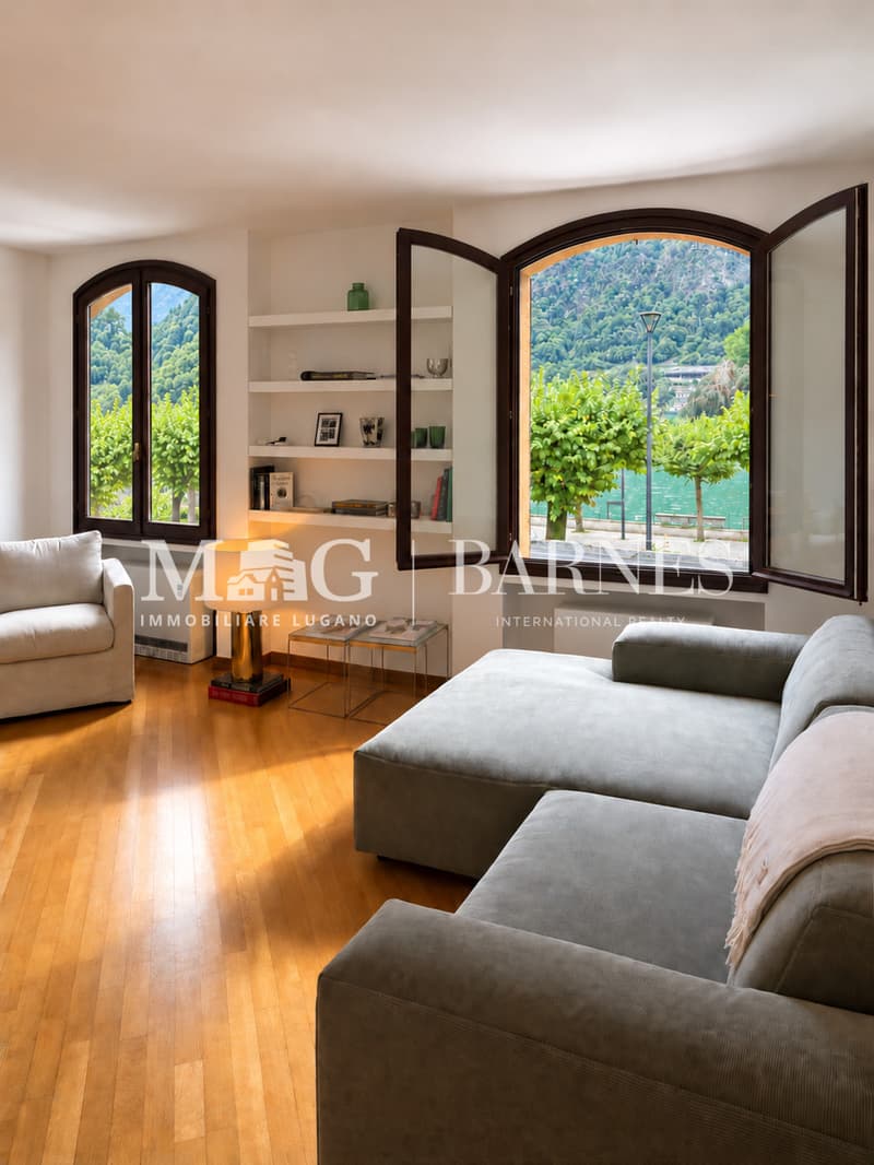 Riva San Vitale: Casa indipendente fronte lago (1)