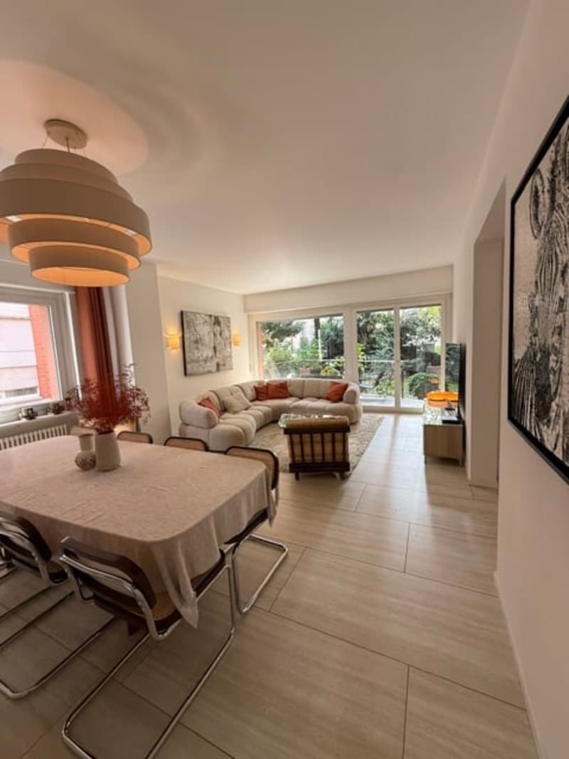 Cercasi subentrante per splendido appartamento di 5,5 locali con giardino privato a Besso (1)