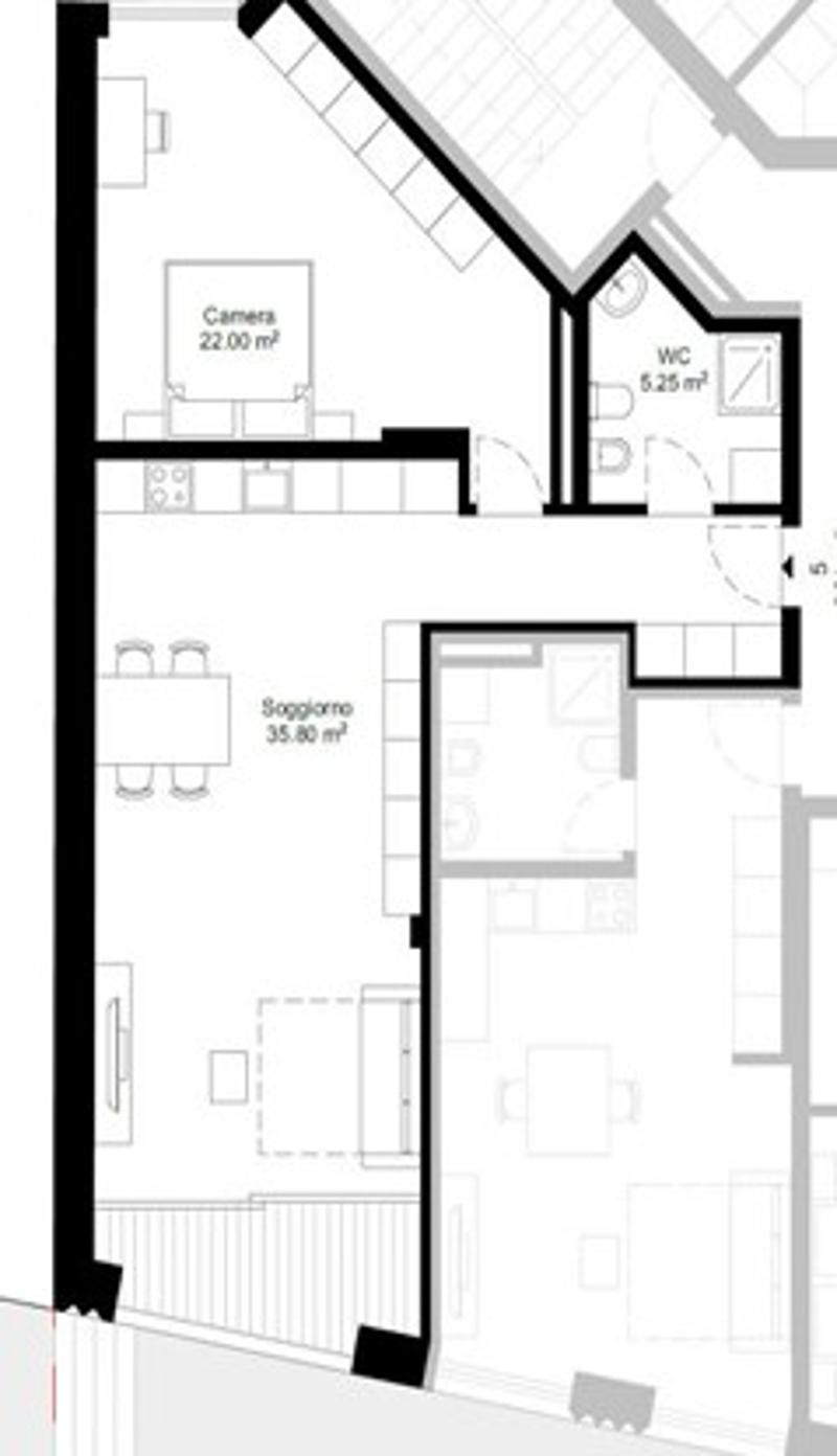 Moderno appartamento di 2.5 locali con vista a Paradiso, Lugano (5)