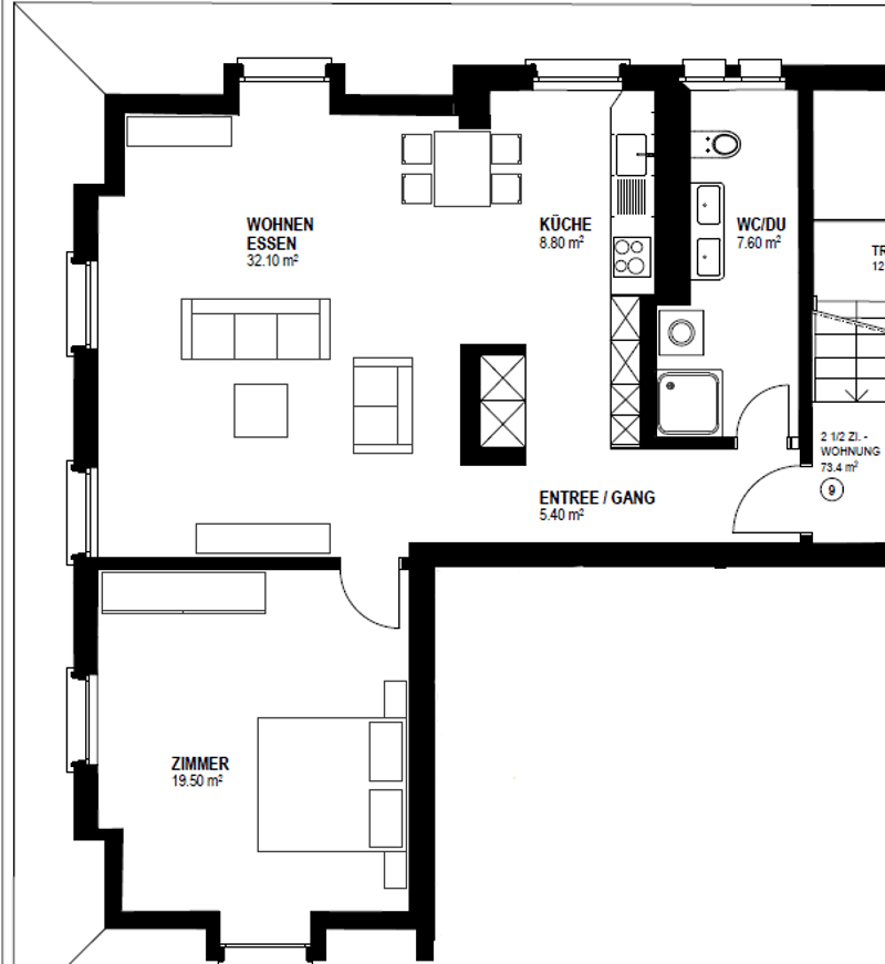 Moderne Wohnung im beliebten Tribschenquartier (7)