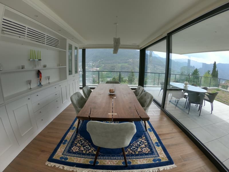 Grande Villa Moderna a Montagnola Collina D’Oro (2)