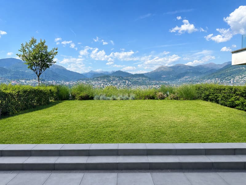 Appartamento con giardino e vista lago (6)