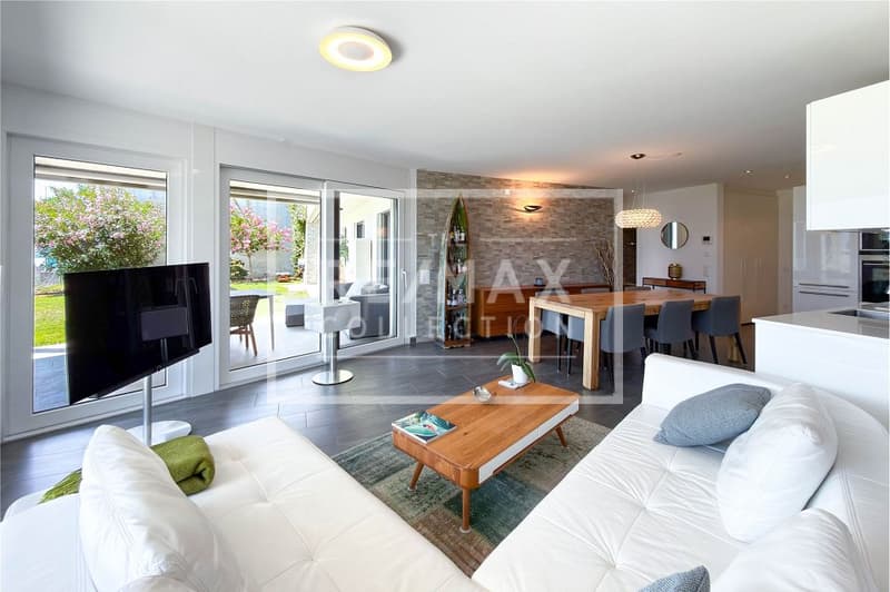 Appartamento 3.5 locali con giardino e vista lago (2)