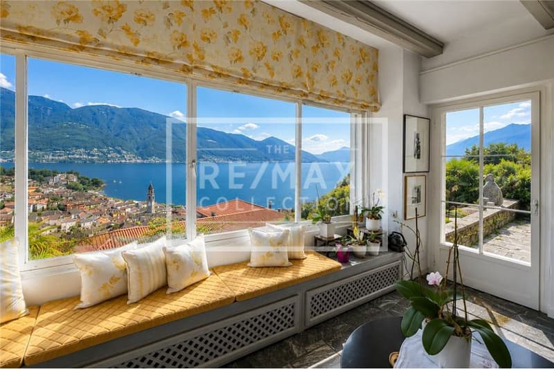 Villa in posizione privilegiata ad Ascona con vista sul lago (1)