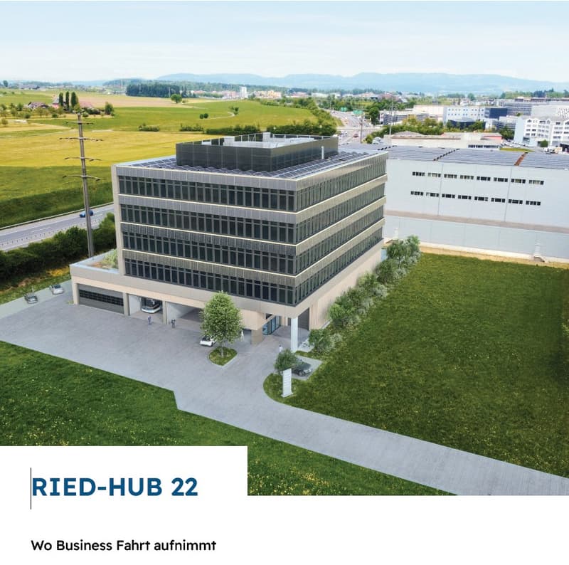 RIED-HUB 22 – Moderne Gewerbe- und Büroflächen in Rotkreuz (1)