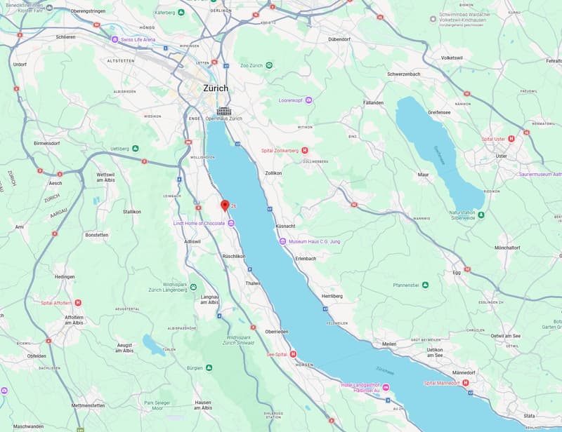 Einstellparkplätze an der Weinbergstrasse 26 in Kilchberg zu vermieten (1)